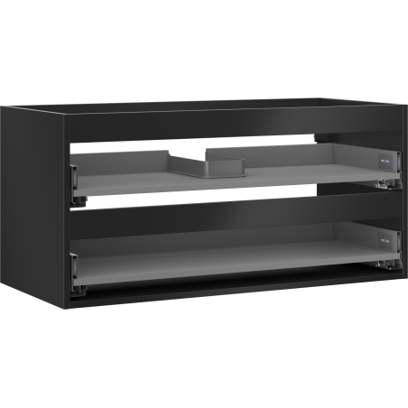 Mexen Box-A cabinet frame 100 cm, 2 drawers, matte black - 91AX0-1000-470-2-71