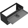 Mexen Box-A cabinet frame 100 cm, 2 drawers, matte black - 91AX0-1000-470-2-71