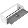 Mexen Box-A 120 cm Cabinet Base, 2 Drawers, Glossy White - 91AX0-1200-470-2-00
