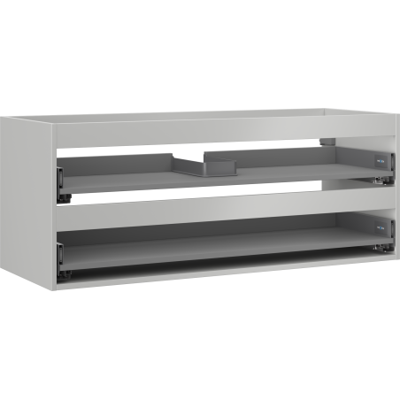 Mexen Box-A cabinet under-sink corpus 120 cm, 2 drawers, gray matte - 91AX0-1200-470-2-62