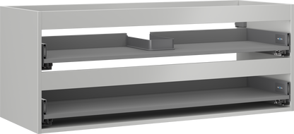 Mexen Box-A cabinet under-sink corpus 120 cm, 2 drawers, gray matte - 91AX0-1200-470-2-62