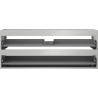 Mexen Box-A cabinet under-sink corpus 120 cm, 2 drawers, gray matte - 91AX0-1200-470-2-62