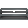 Mexen Box-A cabinet corpus for washbasin 120 cm, 2 drawers, matte graphite - 91AX0-1200-470-2-66