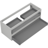 Mexen Box-A cabinet under-sink corpus 120 cm, 2 drawers, gray matte - 91AX0-1200-470-2-62