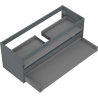 Mexen Box-A cabinet corpus for washbasin 120 cm, 2 drawers, matte graphite - 91AX0-1200-470-2-66