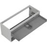 Mexen Box-A cabinet under-sink corpus 120 cm, 2 drawers, gray matte - 91AX0-1200-470-2-62