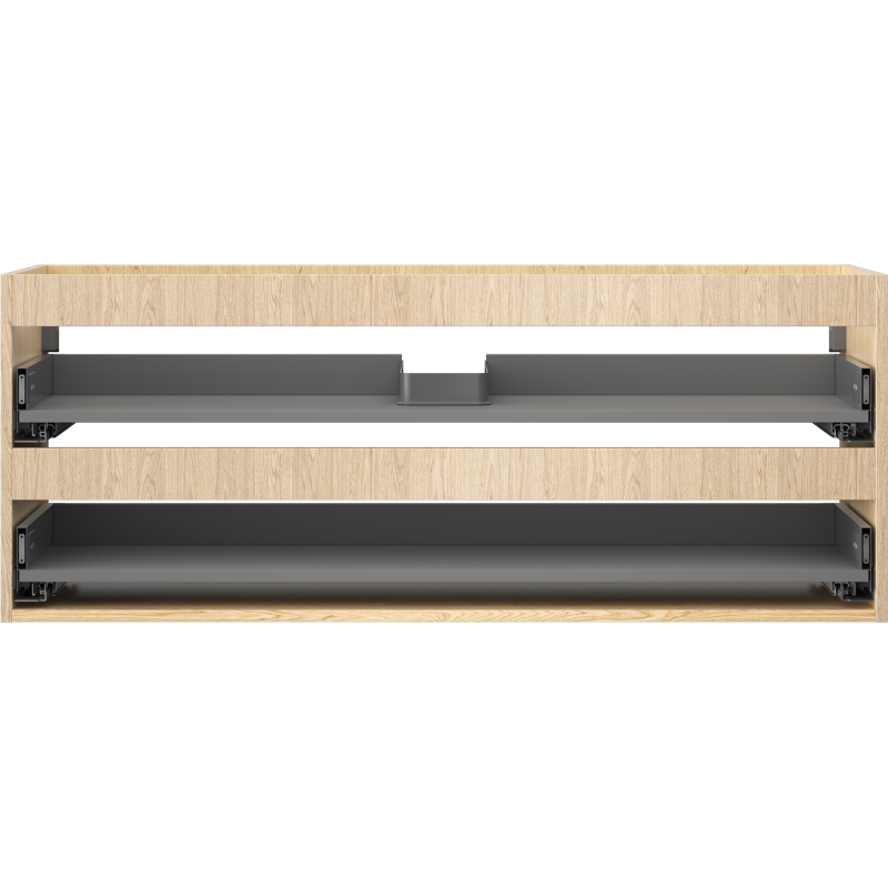 Mexen Box-A cabinet corpus under the sink 120 cm, 2 drawers, oak - 91AX0-1200-470-2-81