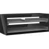 Mexen Box-A cabinet corpus for washbasin 120 cm, 2 drawers, black gloss - 91AX0-1200-470-2-70