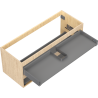 Mexen Box-A cabinet body for a washbasin 120 cm, 2 drawers, oak - 91AX0-1200-470-2-81