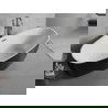 Mexen Lira freestanding bathtub pattern 170 x 80 cm, white/black, brushed gun gray overflow - 52831708075-66