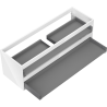 Mexen Box-A cabinet corpus 140 cm, 2 drawers, white gloss - 91AX0-1400-470-2-00