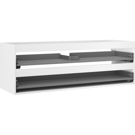 Mexen Box-A cabinet body for washbasin 140 cm, 2 drawers, white matte - 91AX0-1400-470-2-01