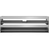 Mexen Box-A cabinet body under-sink 140 cm, 2 drawers, gray matte - 91AX0-1400-470-2-62