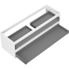 Mexen Box-A cabinet body for washbasin 140 cm, 2 drawers, white matte - 91AX0-1400-470-2-01
