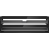 Mexen Box-A cabinet body with 140 cm width, 2 drawers, glossy black - 91AX0-1400-470-2-70