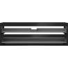 Mexen Box-A cabinet body for washbasin 140 cm, 2 drawers, black matte - 91AX0-1400-470-2-71