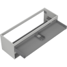 Mexen Box-A cabinet body under-sink 140 cm, 2 drawers, gray matte - 91AX0-1400-470-2-62