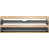 Mexen Box-A cabinet carcass 140 cm, 2 drawers, oak - 91AX0-1400-470-2-81