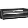 Mexen Box-A cabinet body for washbasin 140 cm, 2 drawers, black gloss - 91AX0-1400-470-2-70