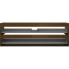 Mexen Box-A Vanity Cabinet Base 140 cm, 2 Drawers, Walnut - 91AX0-1400-470-2-86