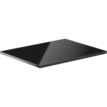 Mexen Uni countertop slab 60 cm, black gloss - 91AXX-0604-464-18-70