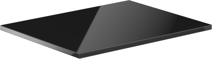 Mexen Uni countertop 70 cm, black gloss - 91AXX-0704-464-18-70