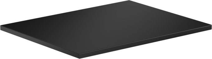 Mexen Uni countertop shelf 60 cm, matte black - 91AXX-0604-464-18-71