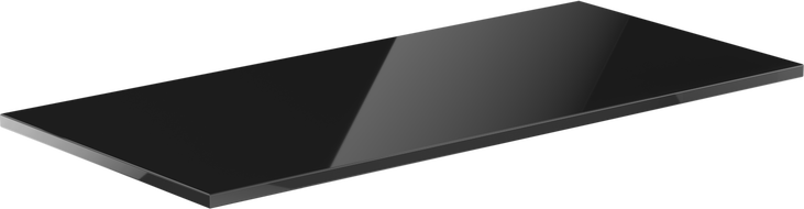 Mexen Uni countertop shelf 80 cm, black gloss - 91AXX-0804-464-18-70