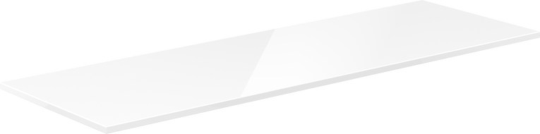 Mexen Uni countertop 140 cm, white gloss - 91AXX-1404-464-18-00