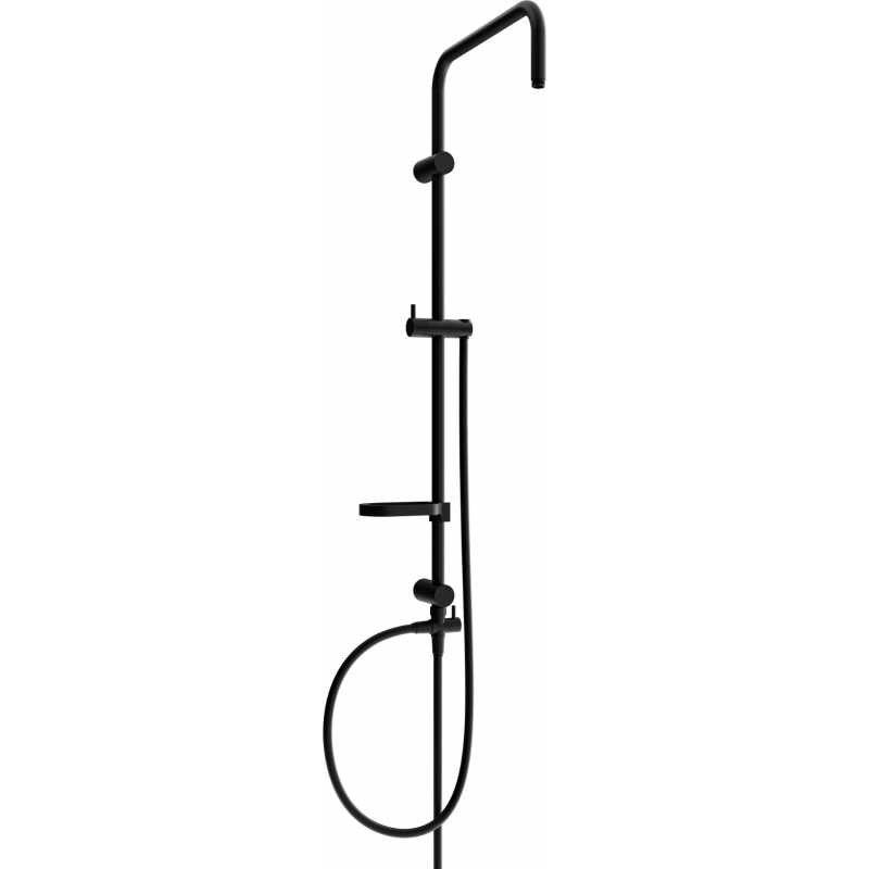 Mexen X shower column, Black - 7939199-70