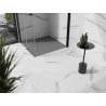 Mexen Stone+ composite square shower tray 100 x 100 cm, grey-concrete - 44611010