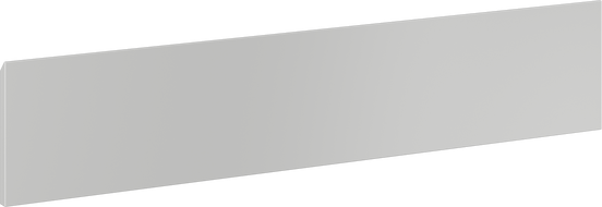 Mexen Orio front for bathroom cabinet carcass 100 x 20 cm, grey matt - 91A10-1000-235-1-62