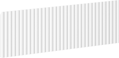 Mexen Rivel grooved front for bathroom cabinet body 60 x 20 cm, white matte - 91A20-0600-235-1-01