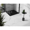 Mexen Stone+ composite square shower tray 70 x 70 cm, black - 44707070