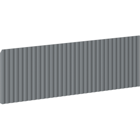 Mexen Rivel grooved front for bathroom cabinet body 70 x 20 cm, matte graphite - 91A20-0700-235-1-66