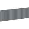Mexen Rivel grooved front for bathroom cabinet body 70 x 20 cm, matte graphite - 91A20-0700-235-1-66