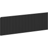 Mexen Rivel ribbed front for bathroom cabinet body 60 x 20 cm, matte black - 91A20-0600-235-1-71