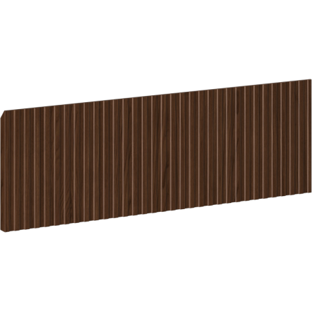 Mexen Rivel fluted front for bathroom cabinet carcass 60 x 20 cm, walnut - 91A20-0600-235-1-86