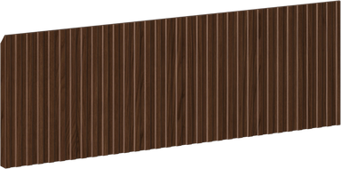 Mexen Rivel grooved front for bathroom cabinet body 70 x 20 cm, walnut - 91A20-0700-235-1-86