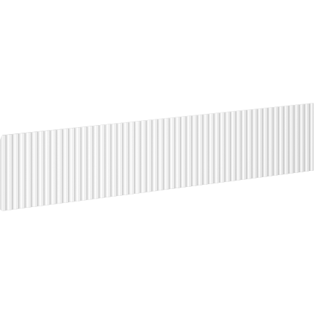 Mexen Rivel grooved front for bathroom cabinet carcass 90 x 20 cm, white matt - 91A20-0900-235-1-01