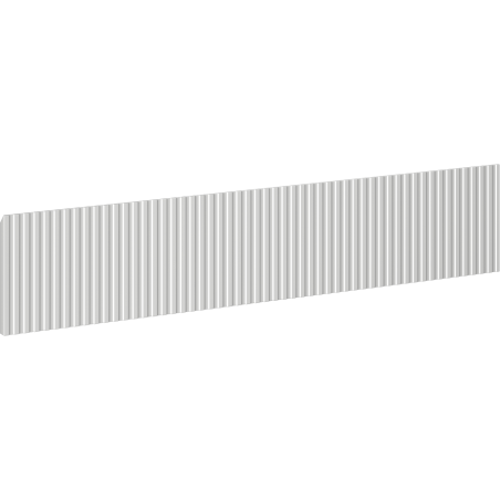 Mexen Rivel grooved front for bathroom cabinet body 80 x 20 cm, grey matte - 91A20-0800-235-1-62