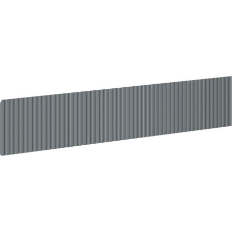 Mexen Rivel grooved front for bathroom cabinet body 80 x 20 cm, matte graphite - 91A20-0800-235-1-66
