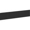 Mexen Rivel fluted front for bathroom cabinet body 80 x 20 cm, black matte - 91A20-0800-235-1-71