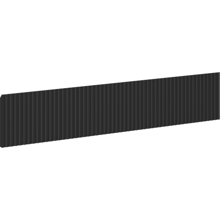 Mexen Rivel grooved front for bathroom cabinet body 100 x 20 cm, black matt - 91A20-1000-235-1-71