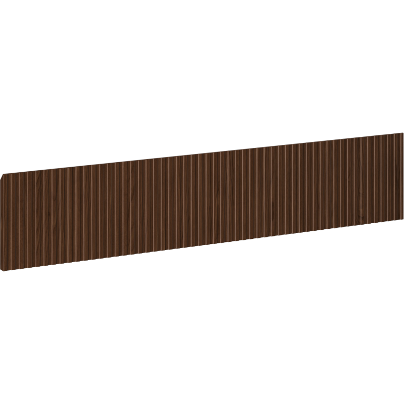 Mexen Rivel grooved front for bathroom cabinet body 80 x 20 cm, walnut - 91A20-0800-235-1-86