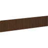 Mexen Rivel grooved front for bathroom cabinet body 80 x 20 cm, walnut - 91A20-0800-235-1-86