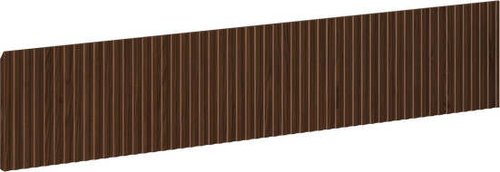 Mexen Rivel grooved front for bathroom cabinet body 80 x 20 cm, walnut - 91A20-0800-235-1-86