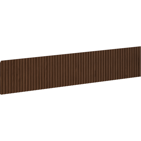 Mexen Rivel grooved front for bathroom cabinet body 100 x 20 cm, walnut - 91A20-1000-235-1-86