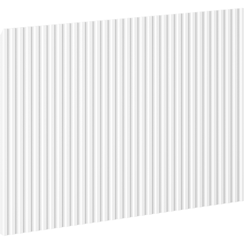 Mexen Rivel grooved front for bathroom cabinet body 45 x 43.5 cm, matte white - 91A20-0450-470-1-01