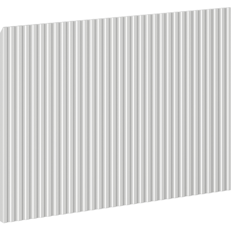 Mexen Rivel fluted front for bathroom cabinet body 60 x 43.5 cm, gray matte - 91A20-0600-470-1-62